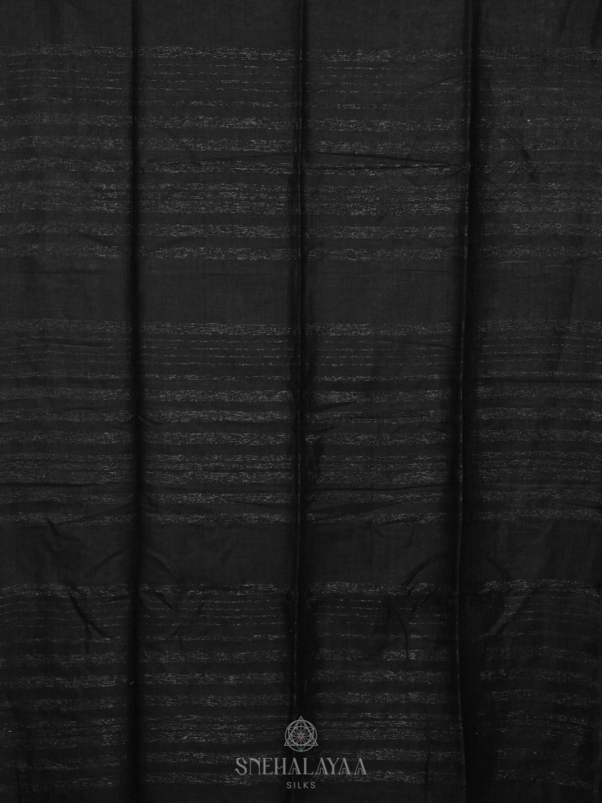 Black Linen Saree