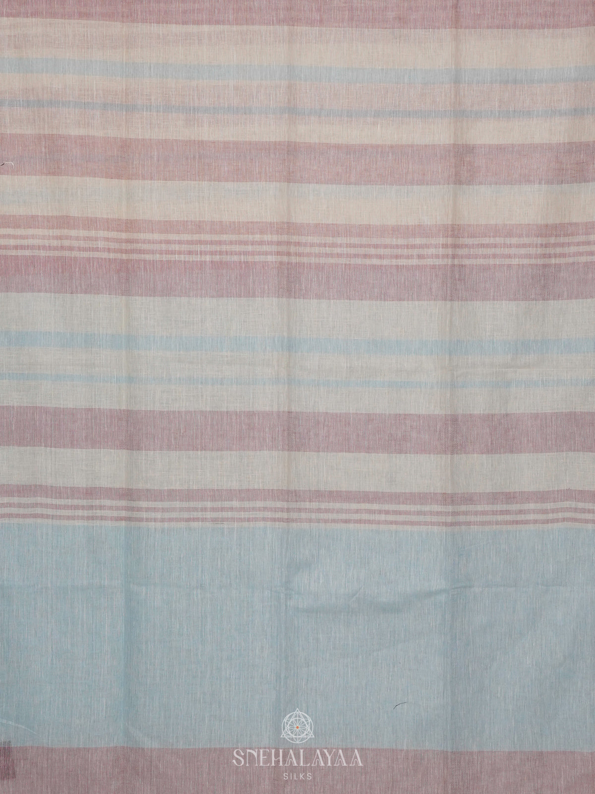 Off White Linen Saree