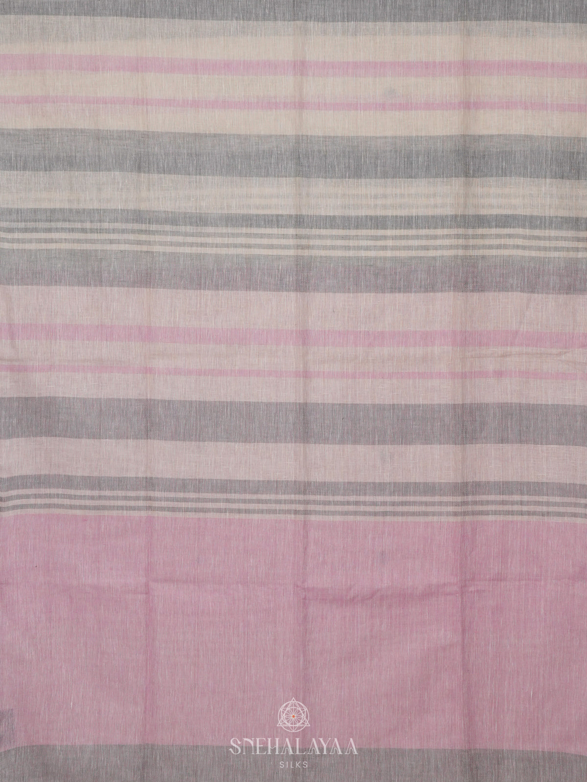 Off White Linen Saree
