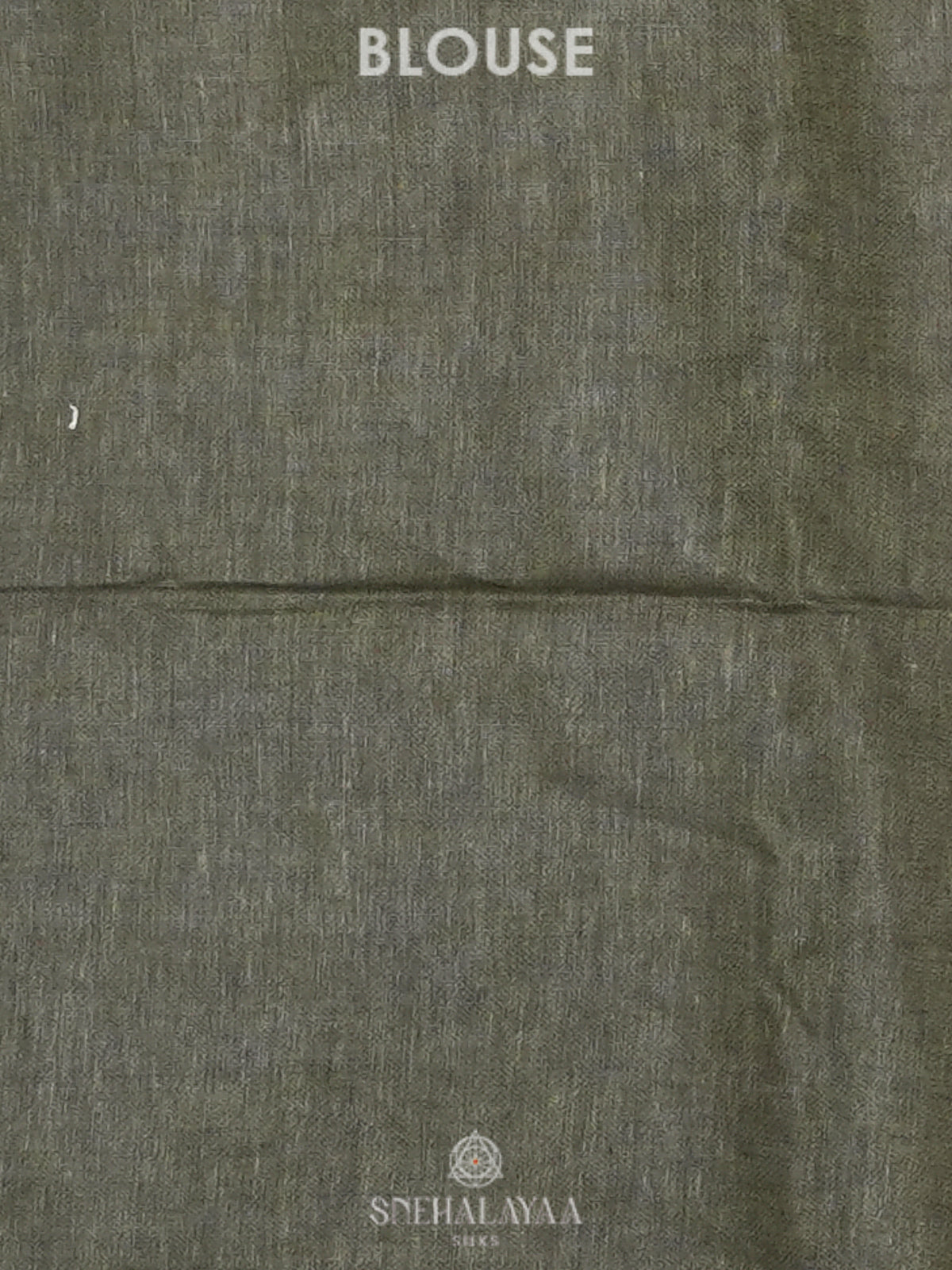 Blue Linen Saree