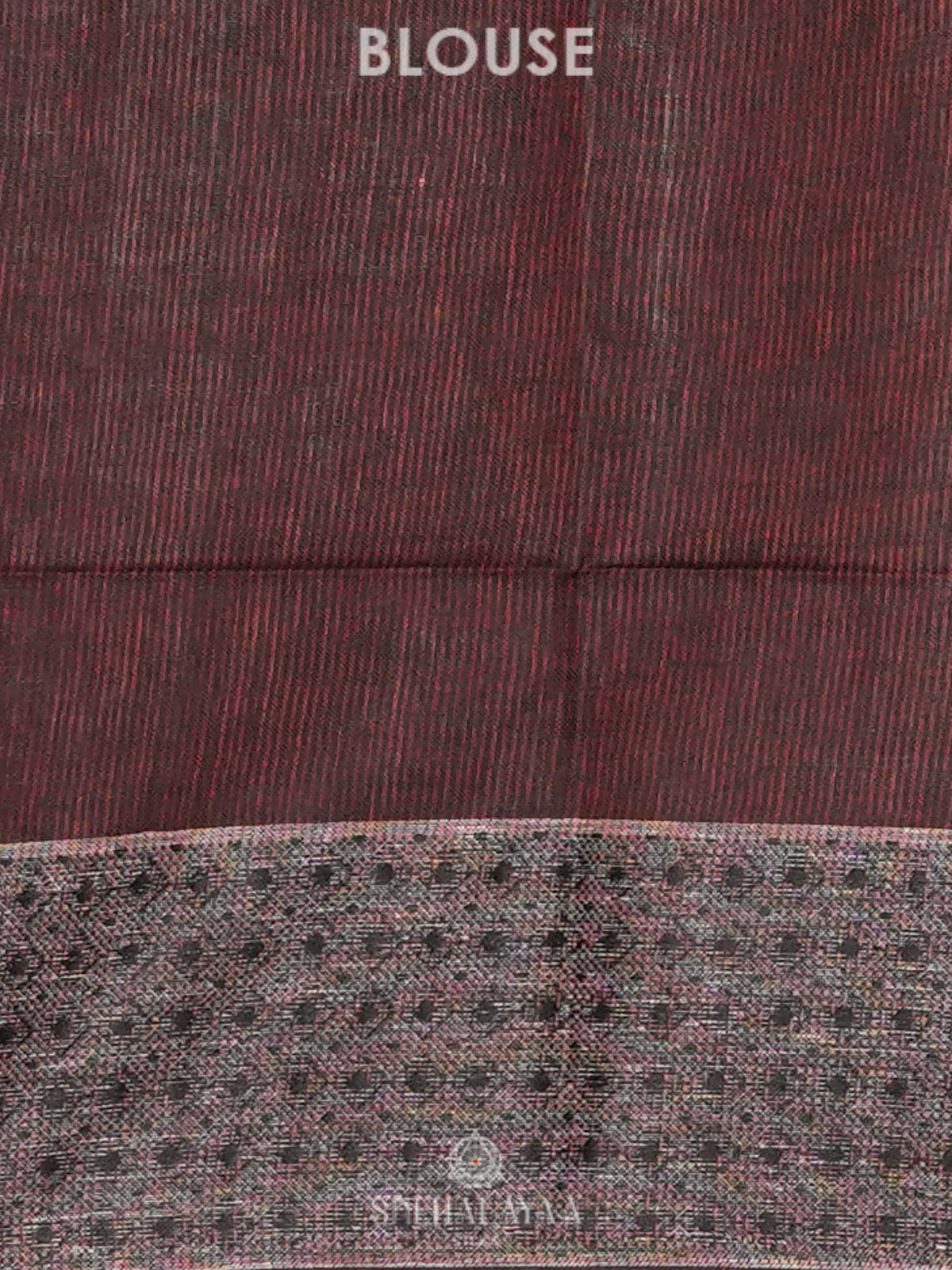 Brown Linen Saree