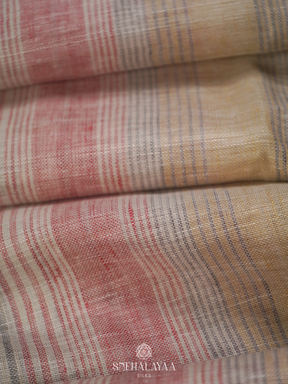 Off White Linen Saree