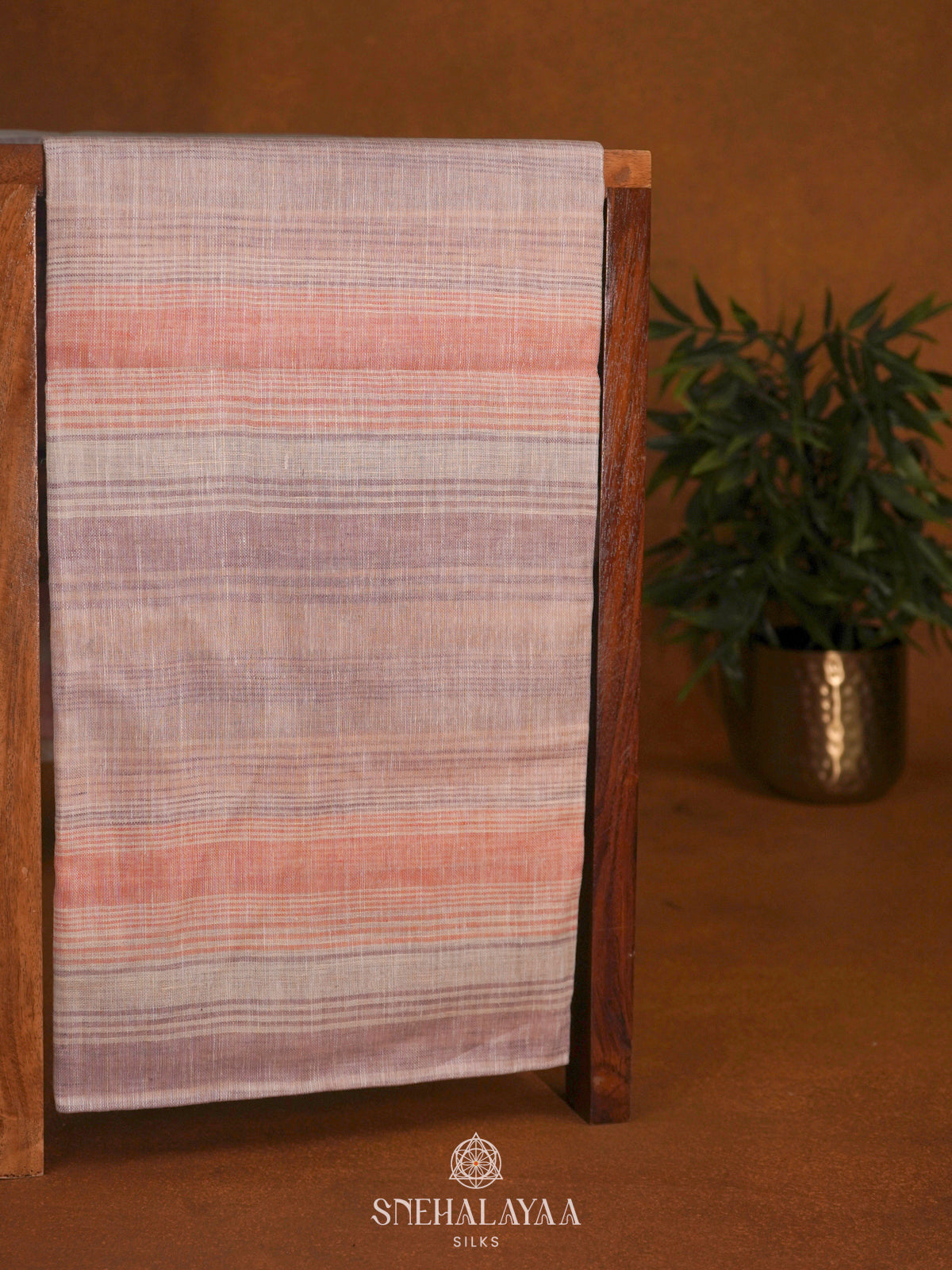 Off White Linen Saree