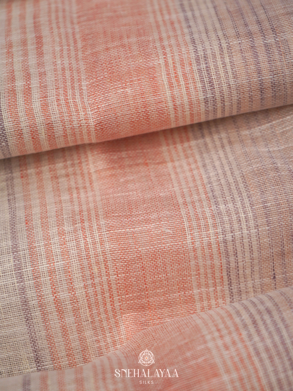 Off White Linen Saree