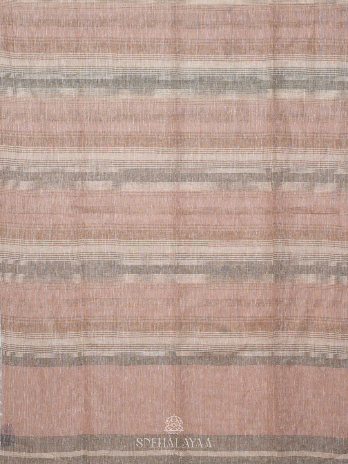 Off White Linen Saree