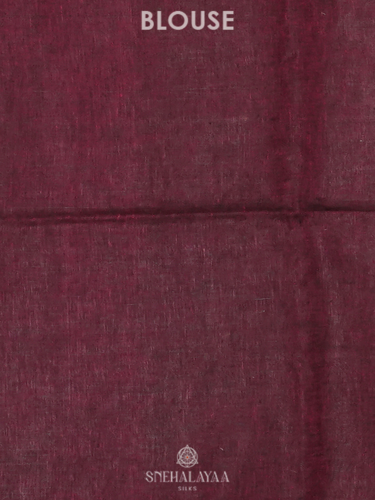 Maroon Linen Saree