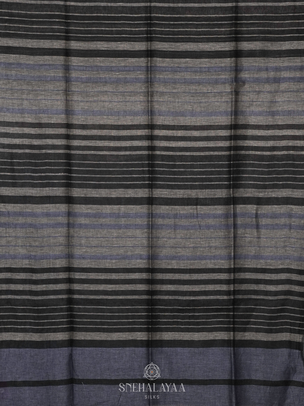 Grey Linen Saree