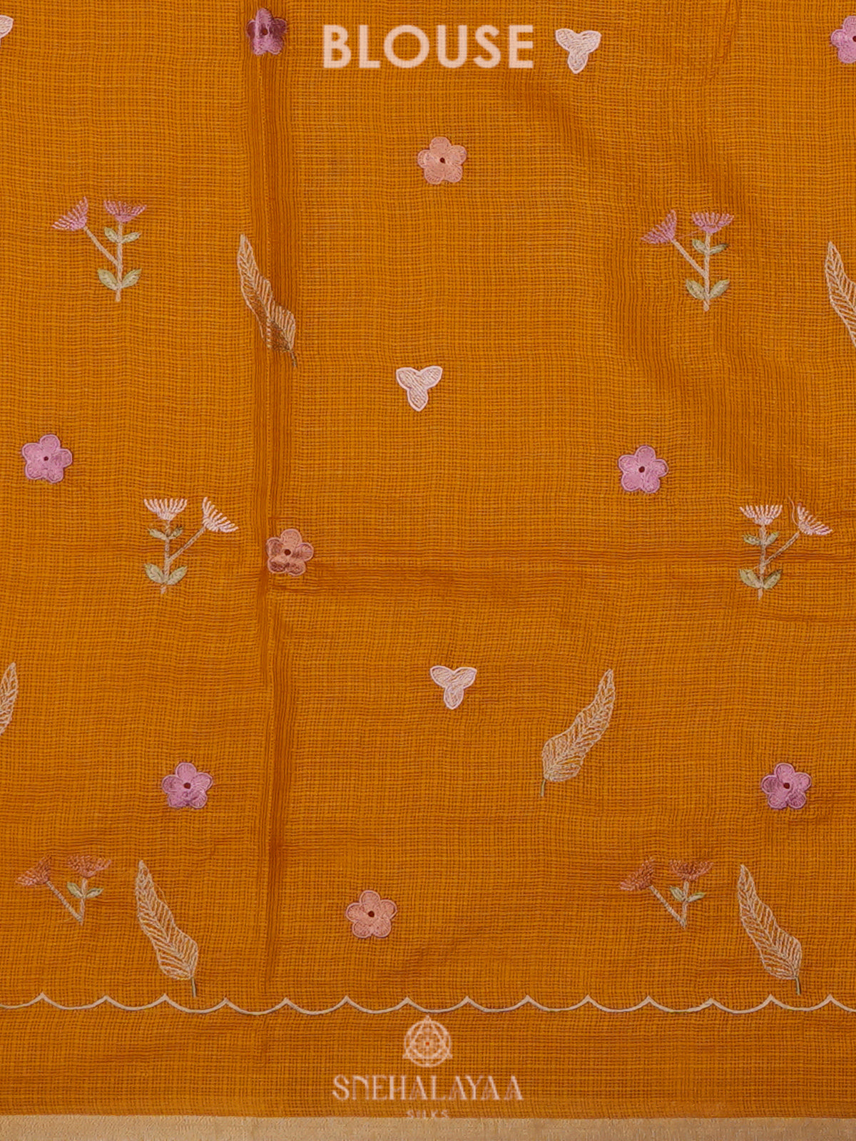 Orange Kota Saree