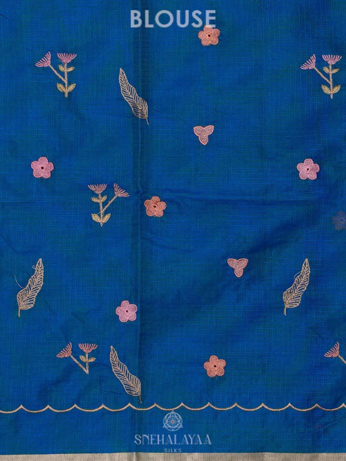 Navy Blue Kota Saree