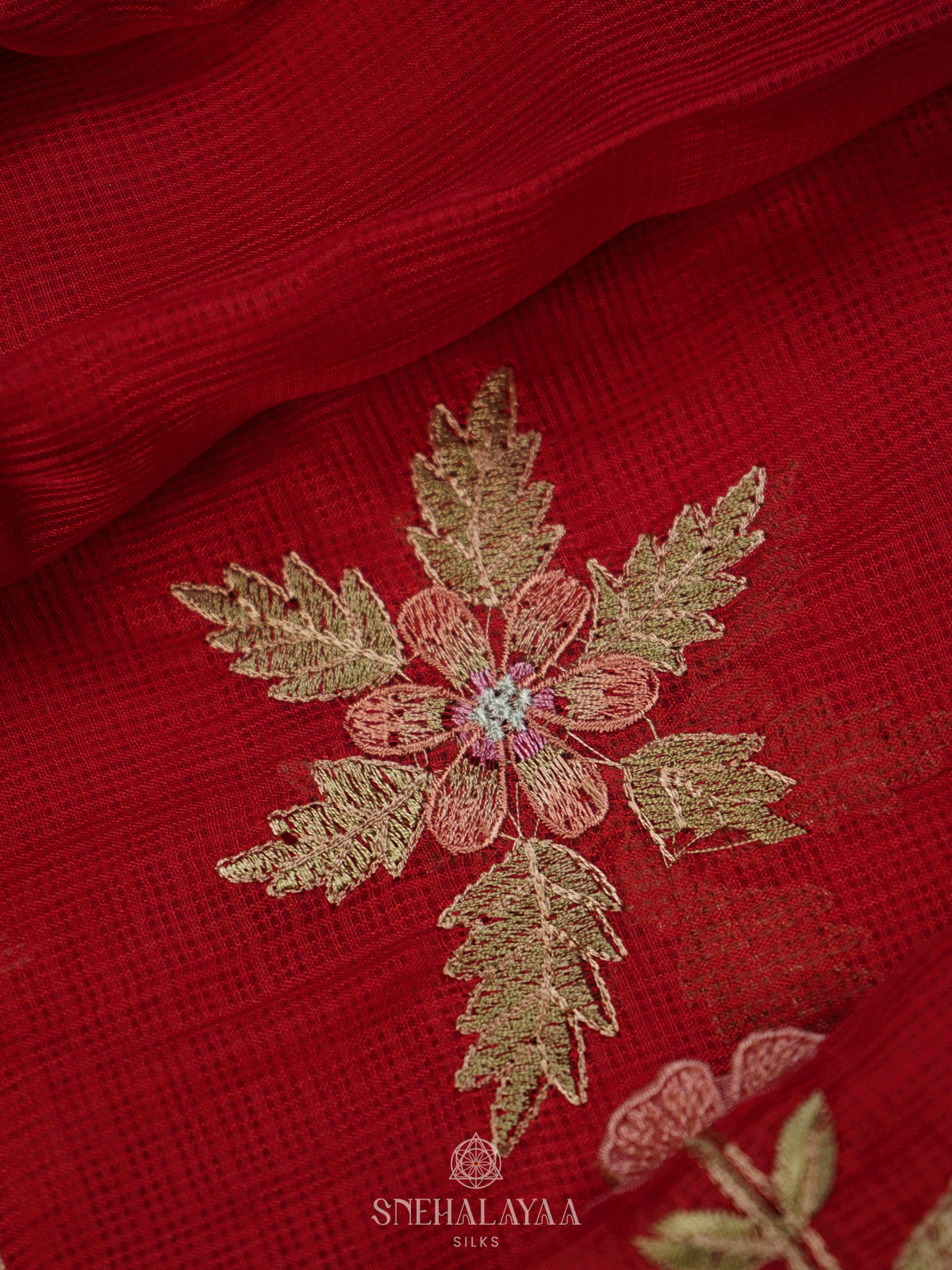 Red Kota Saree