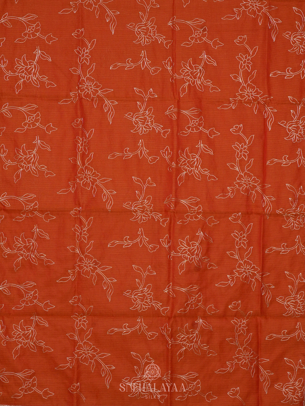 Orange Kota Saree