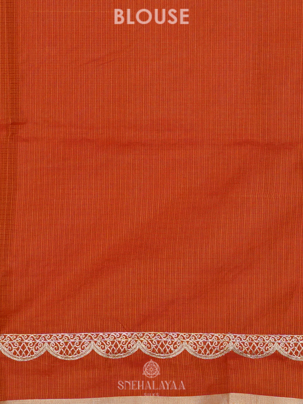 Orange Kota Saree