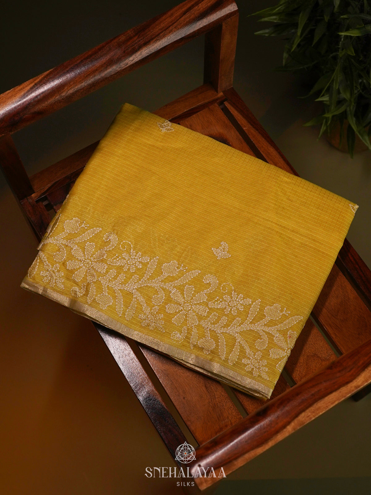 Yellow Kota Saree