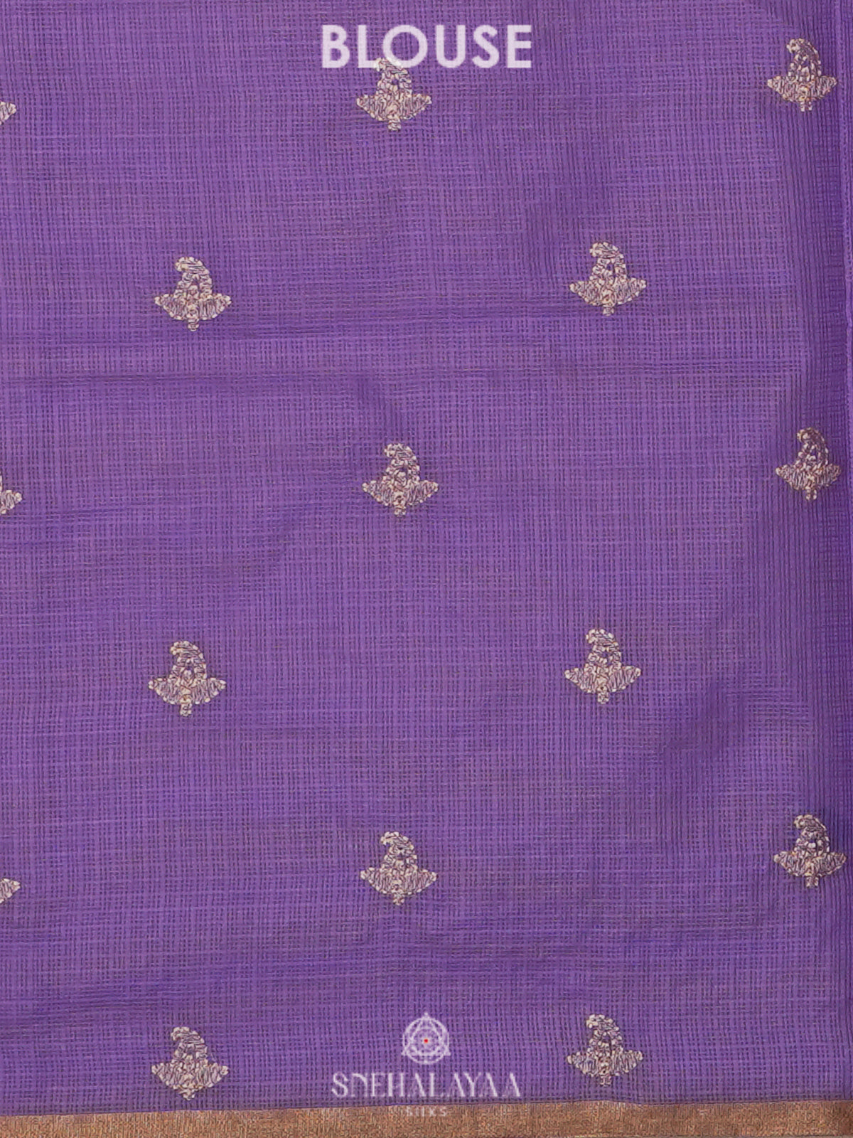 Lavender Kota Saree