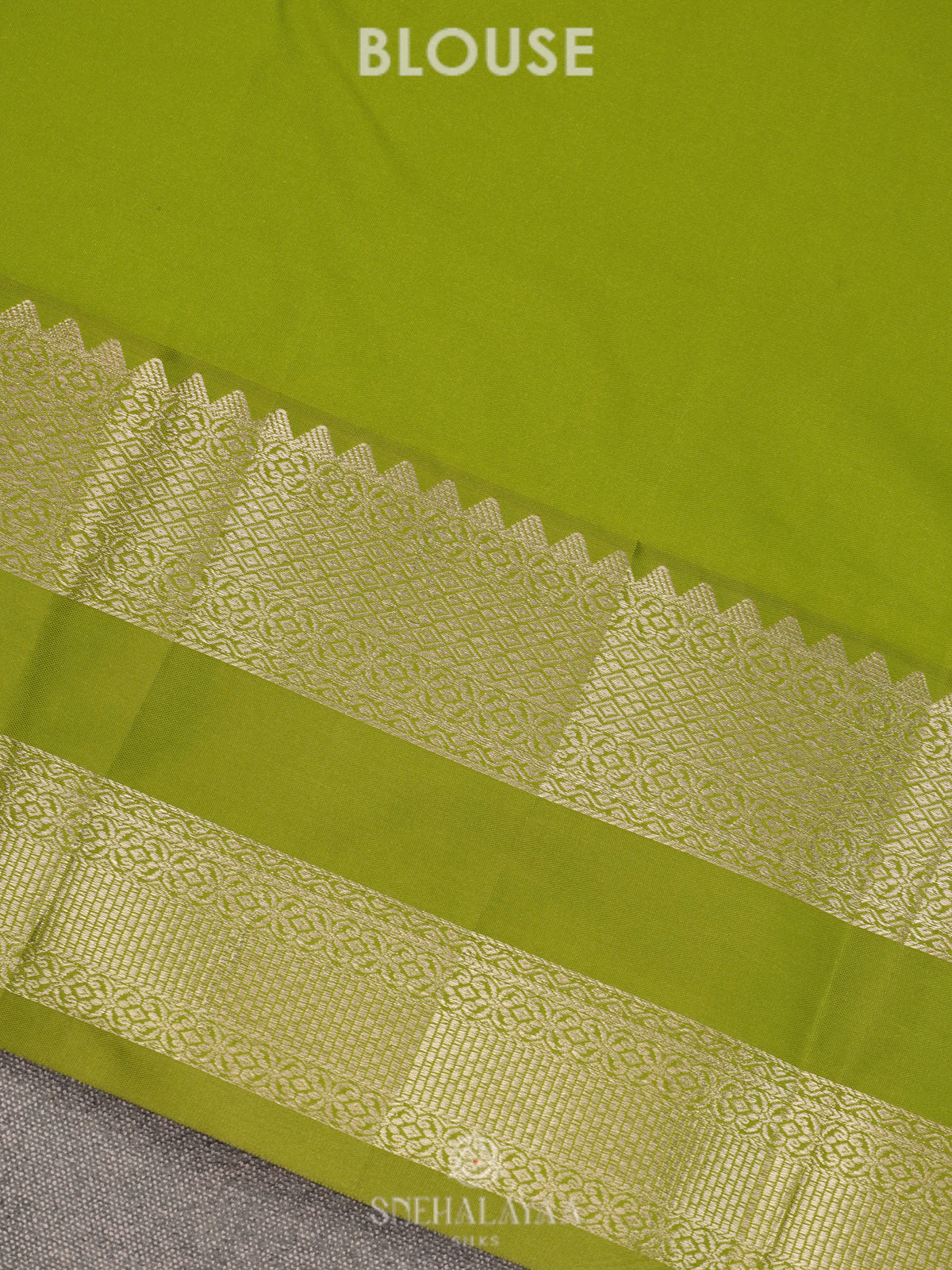 Mango Yellow Art Silk Saree