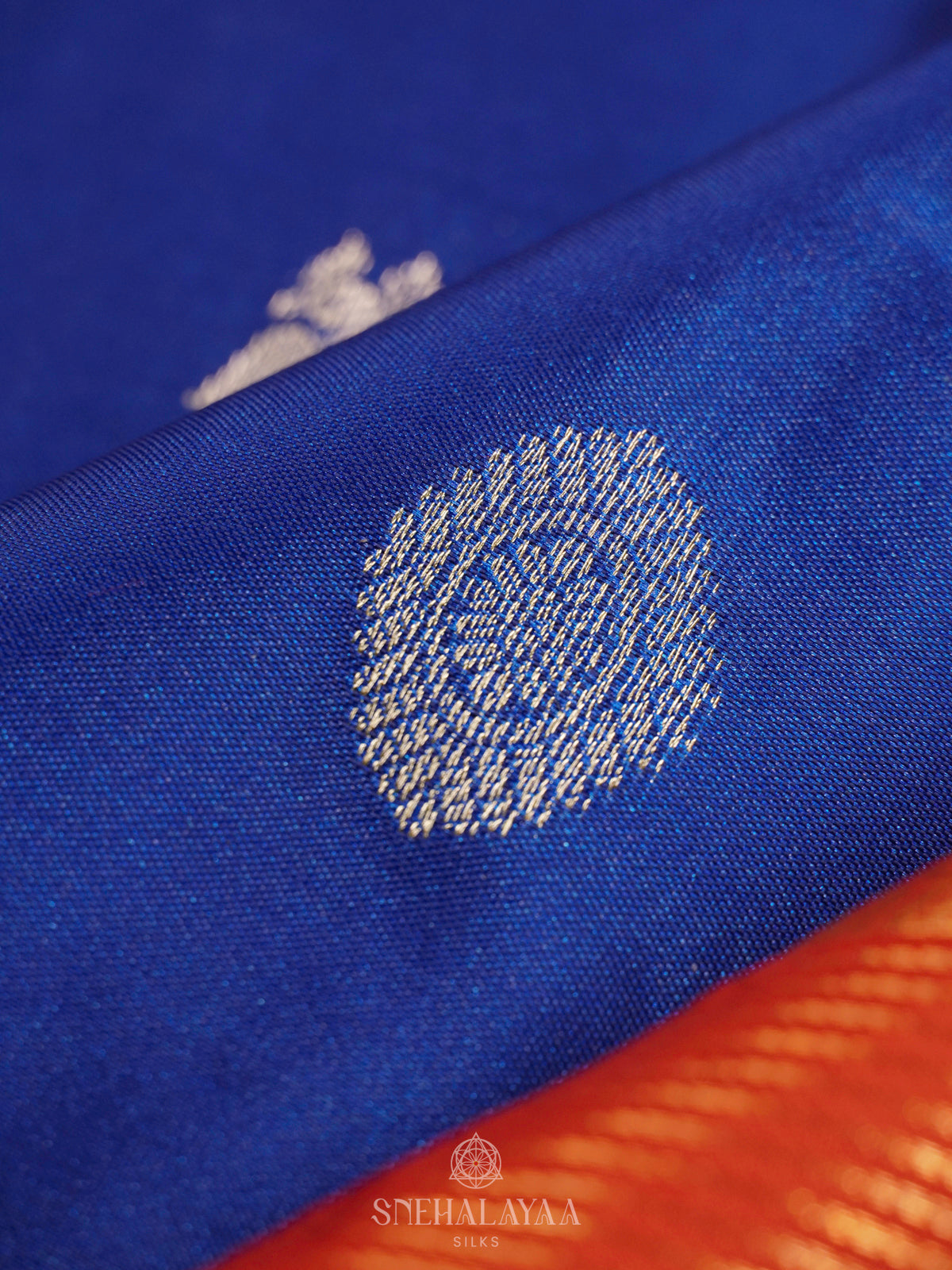 Royal Blue Art Silk Saree