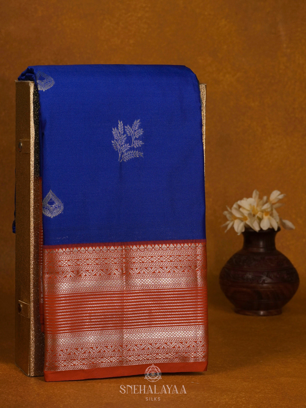 Royal Blue Art Silk Saree