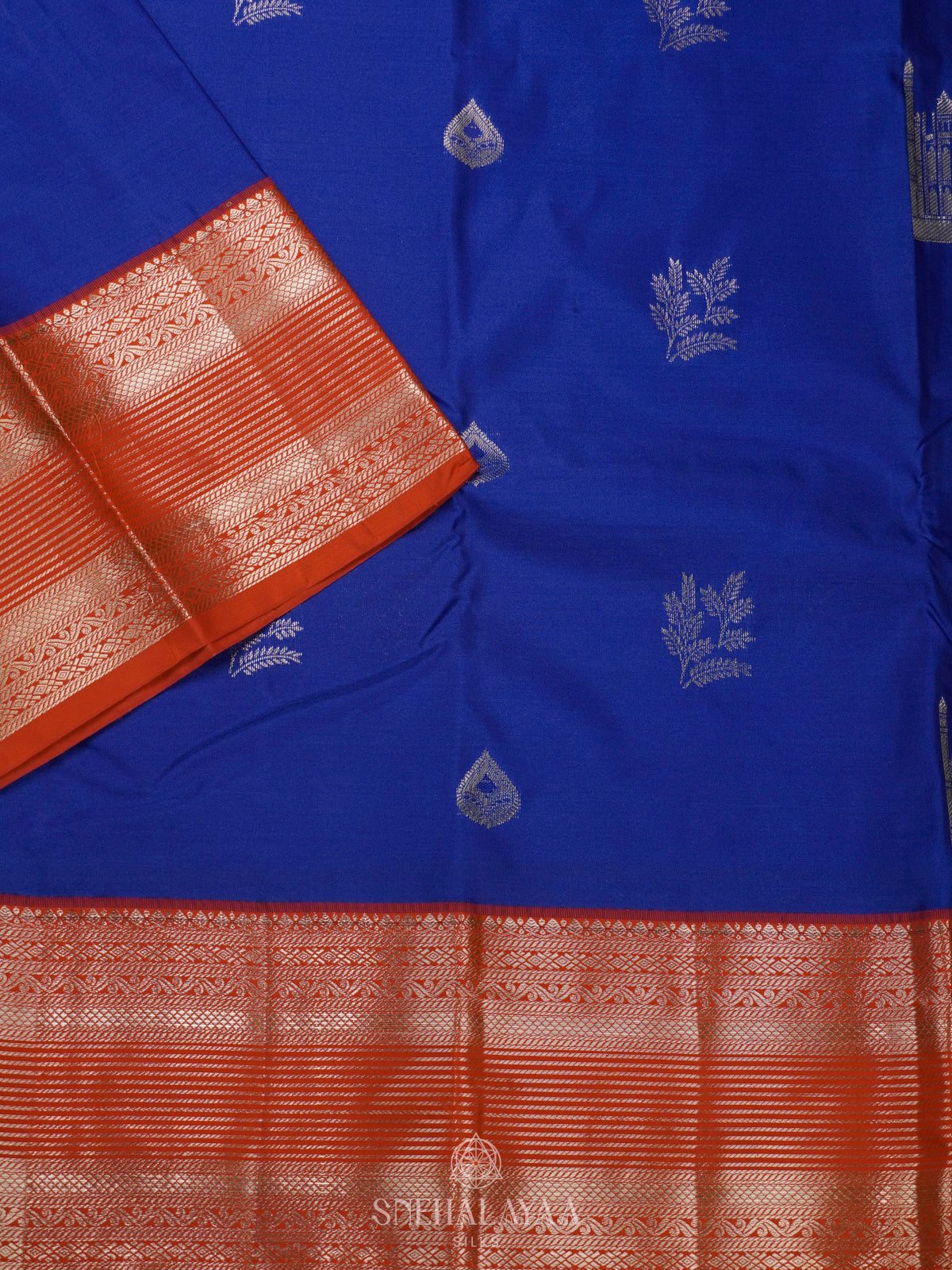 Royal Blue Art Silk Saree