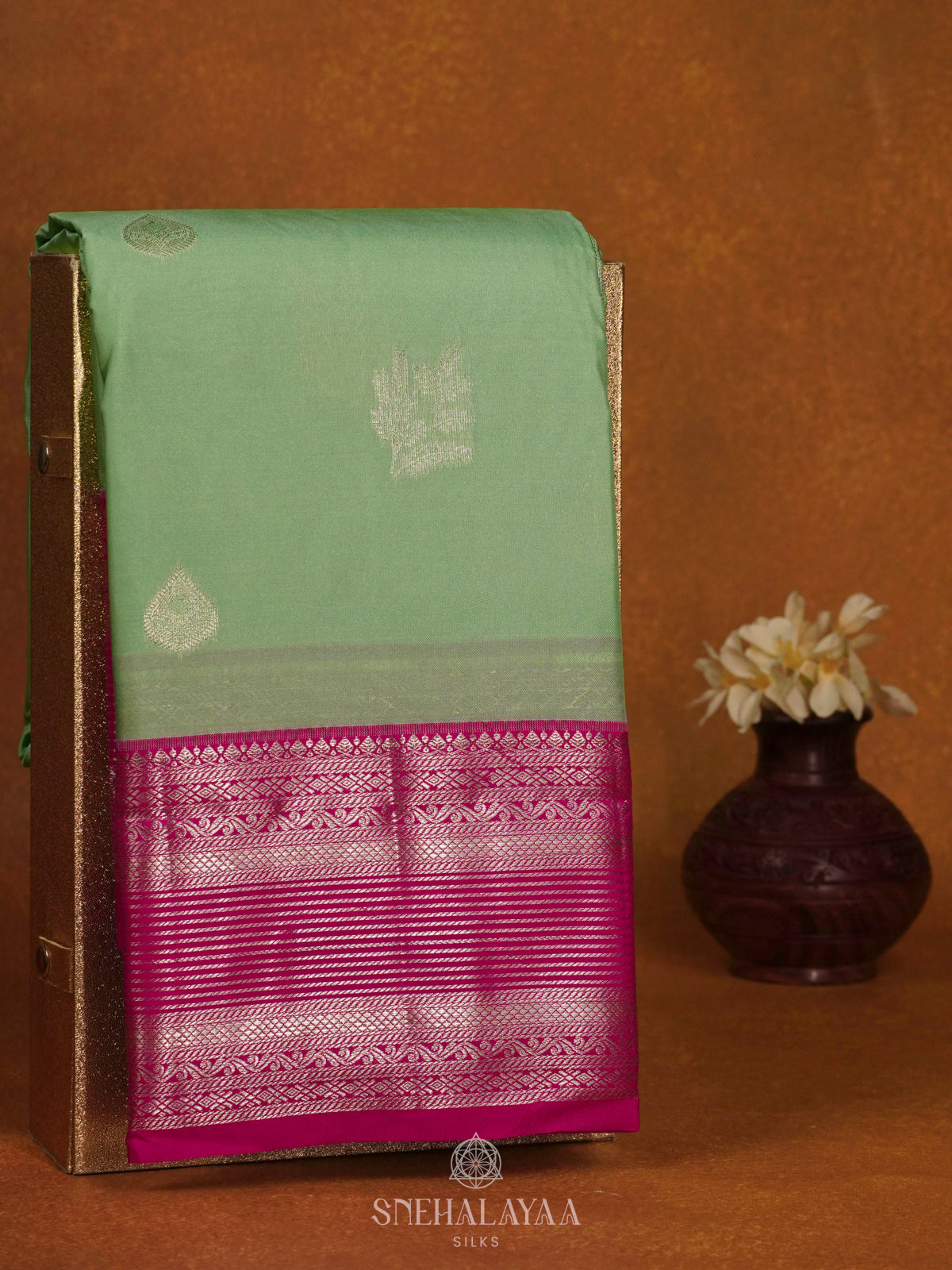 Green Art Silk Saree
