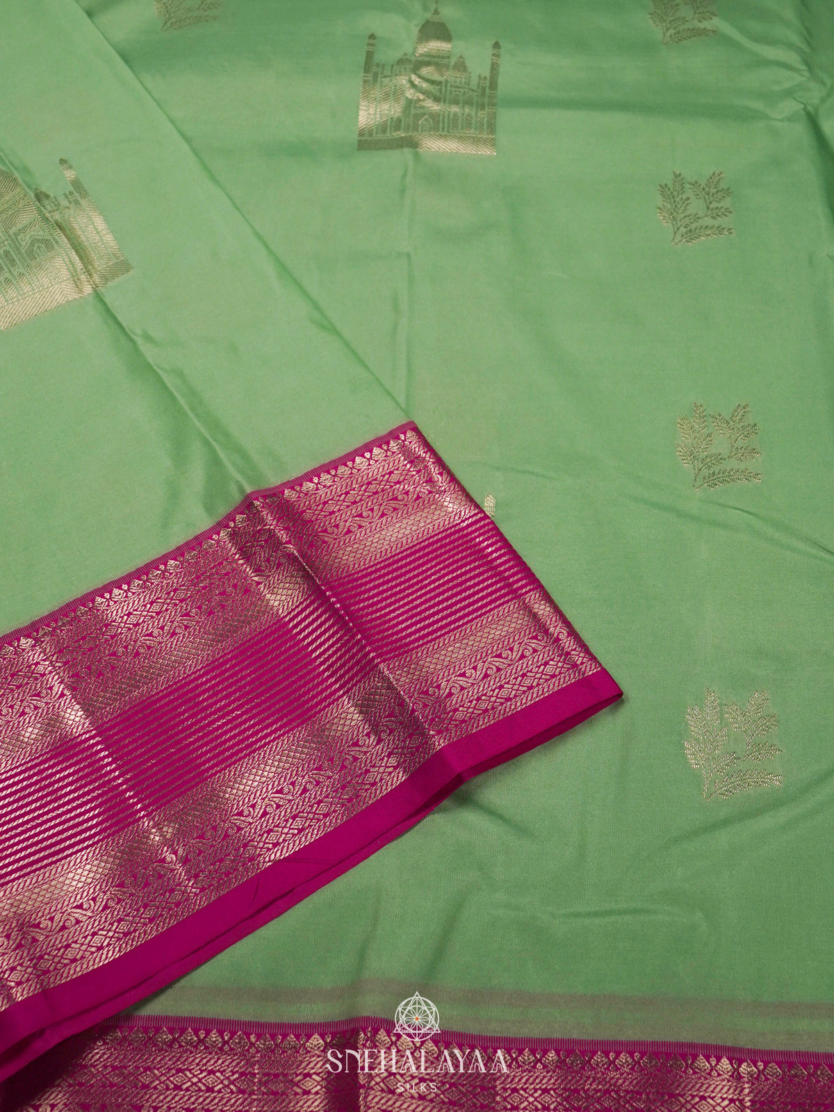 Green Art Silk Saree