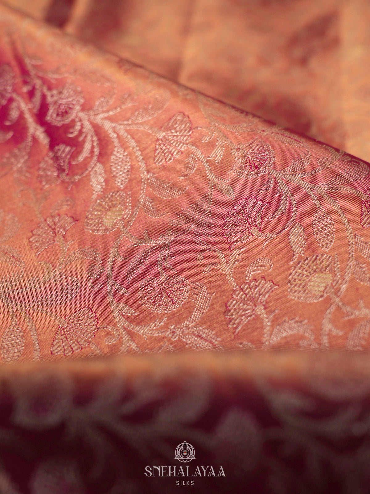 Rose Pink Kanjivaram Silk Saree