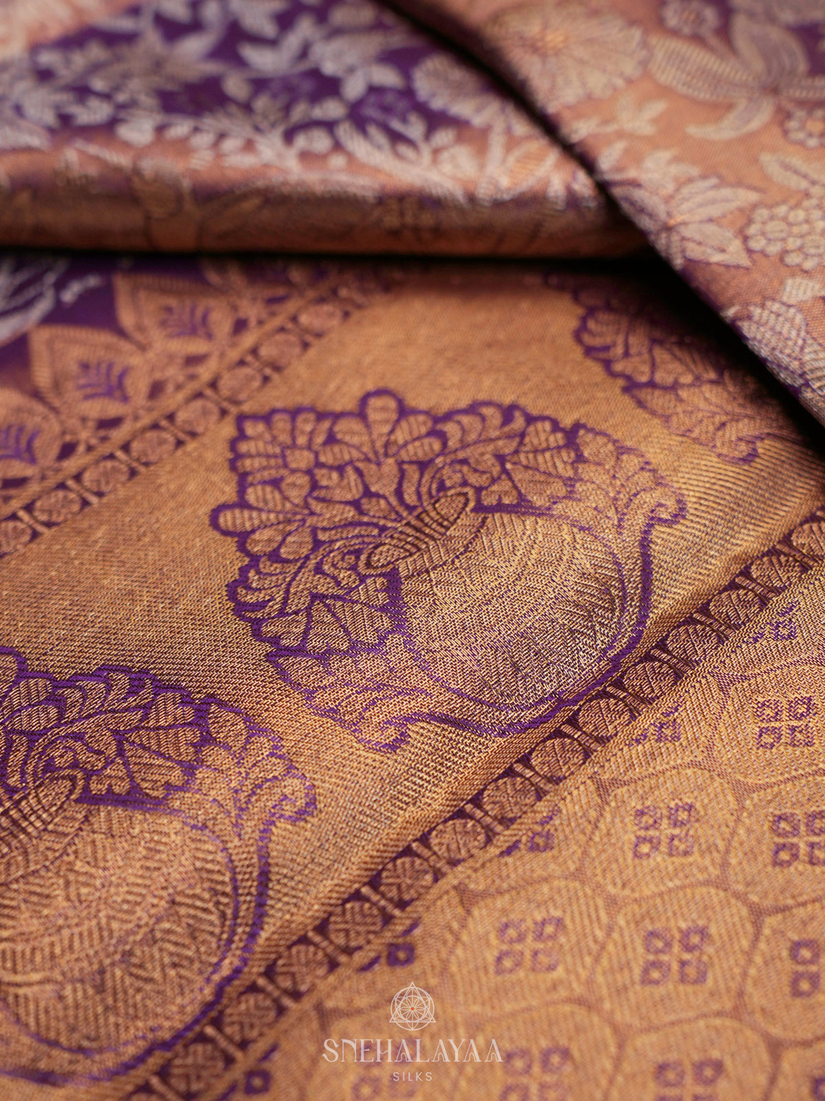 Rose Pink Kanjivaram Silk Saree