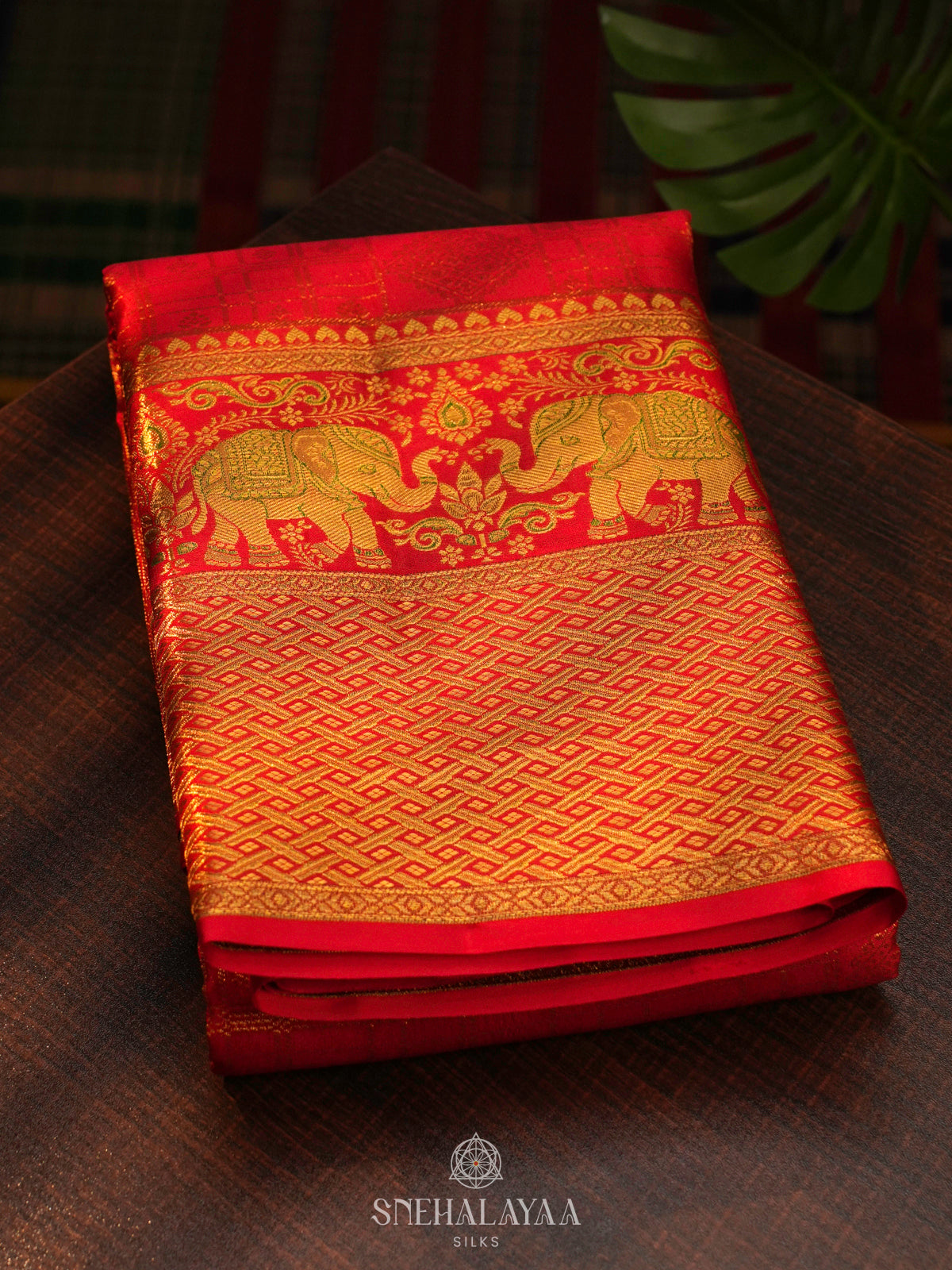 Red Kanjivaram Silk Saree