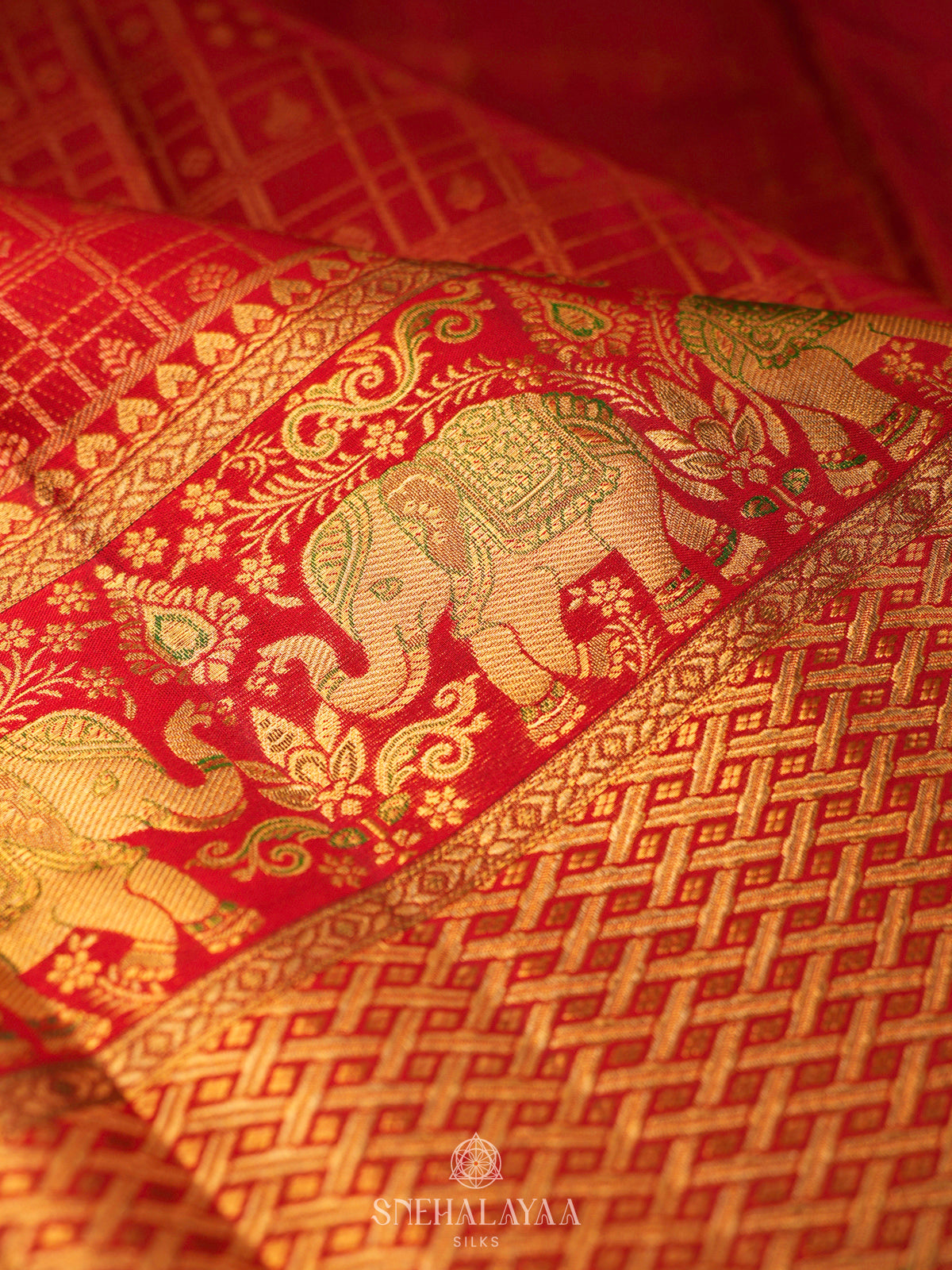 Red Kanjivaram Silk Saree