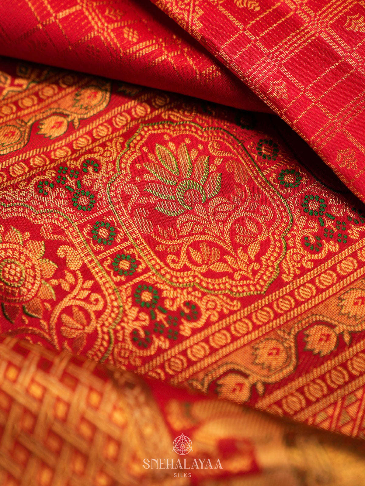 Red Kanjivaram Silk Saree