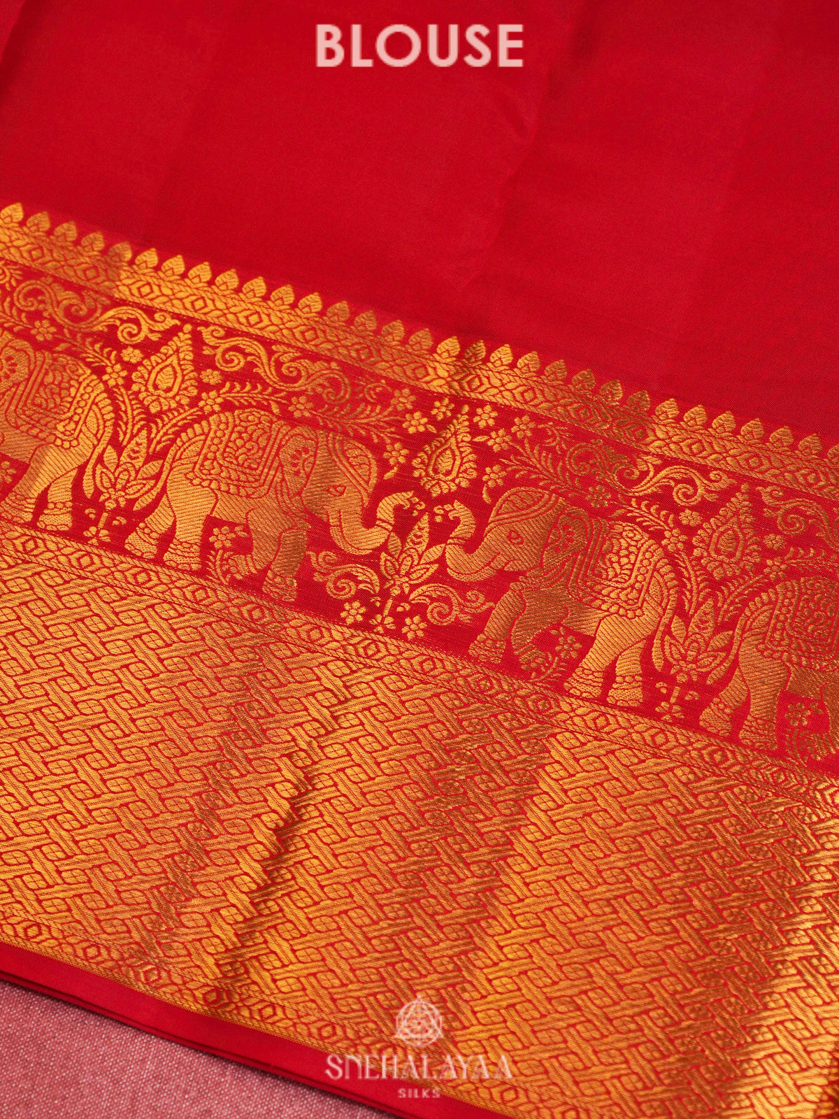 Red Kanjivaram Silk Saree