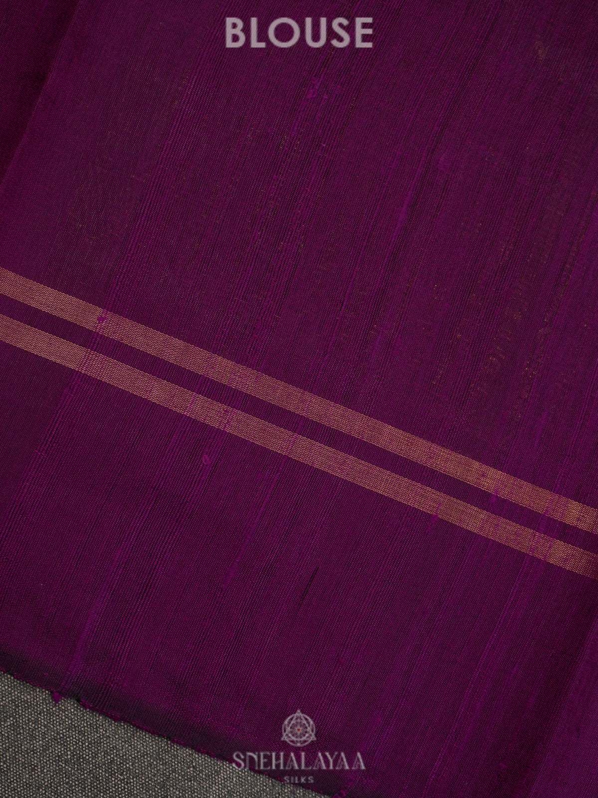 Magenta Dupion Silk Saree