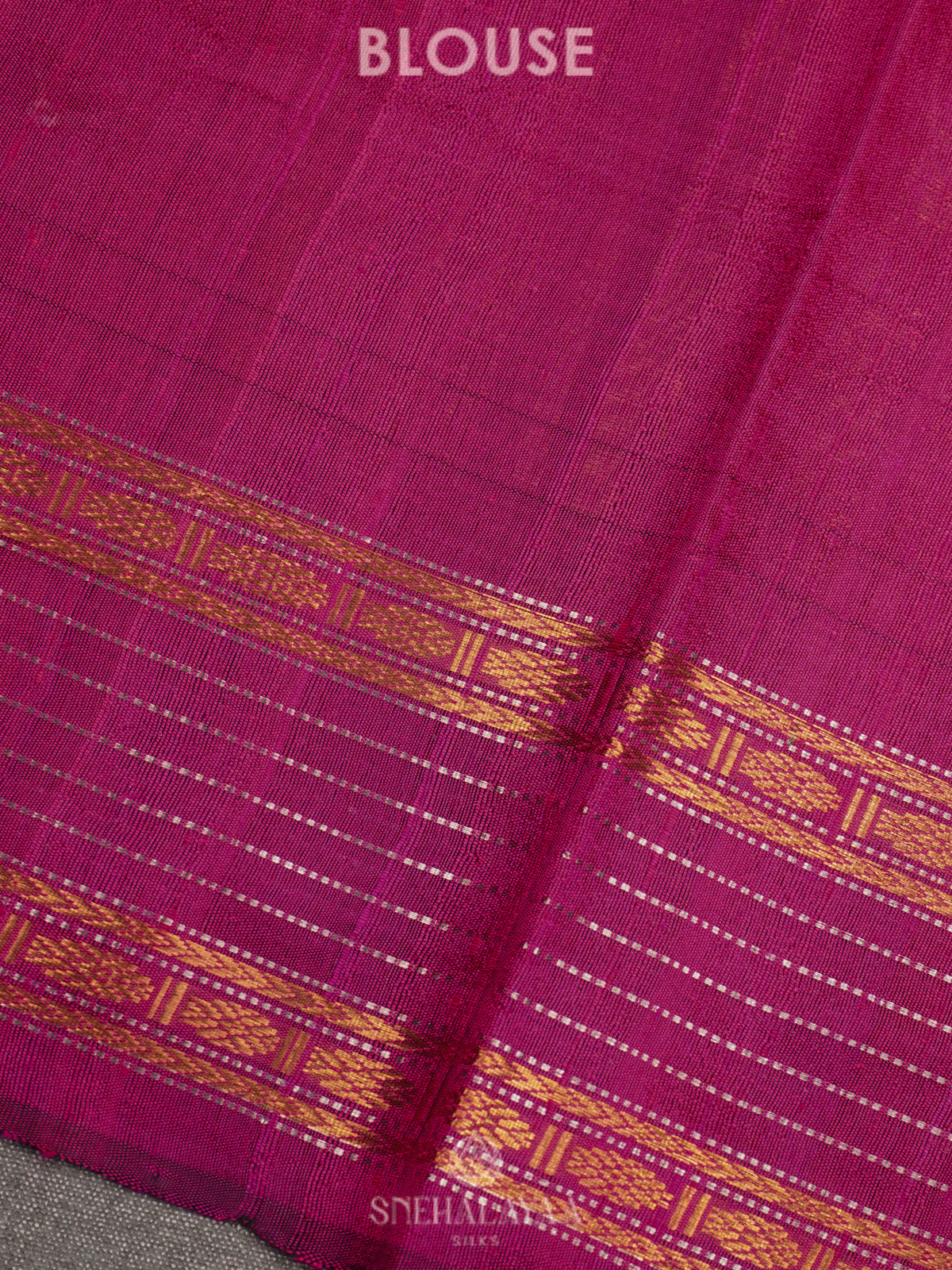 Purple Dupion Silk Saree