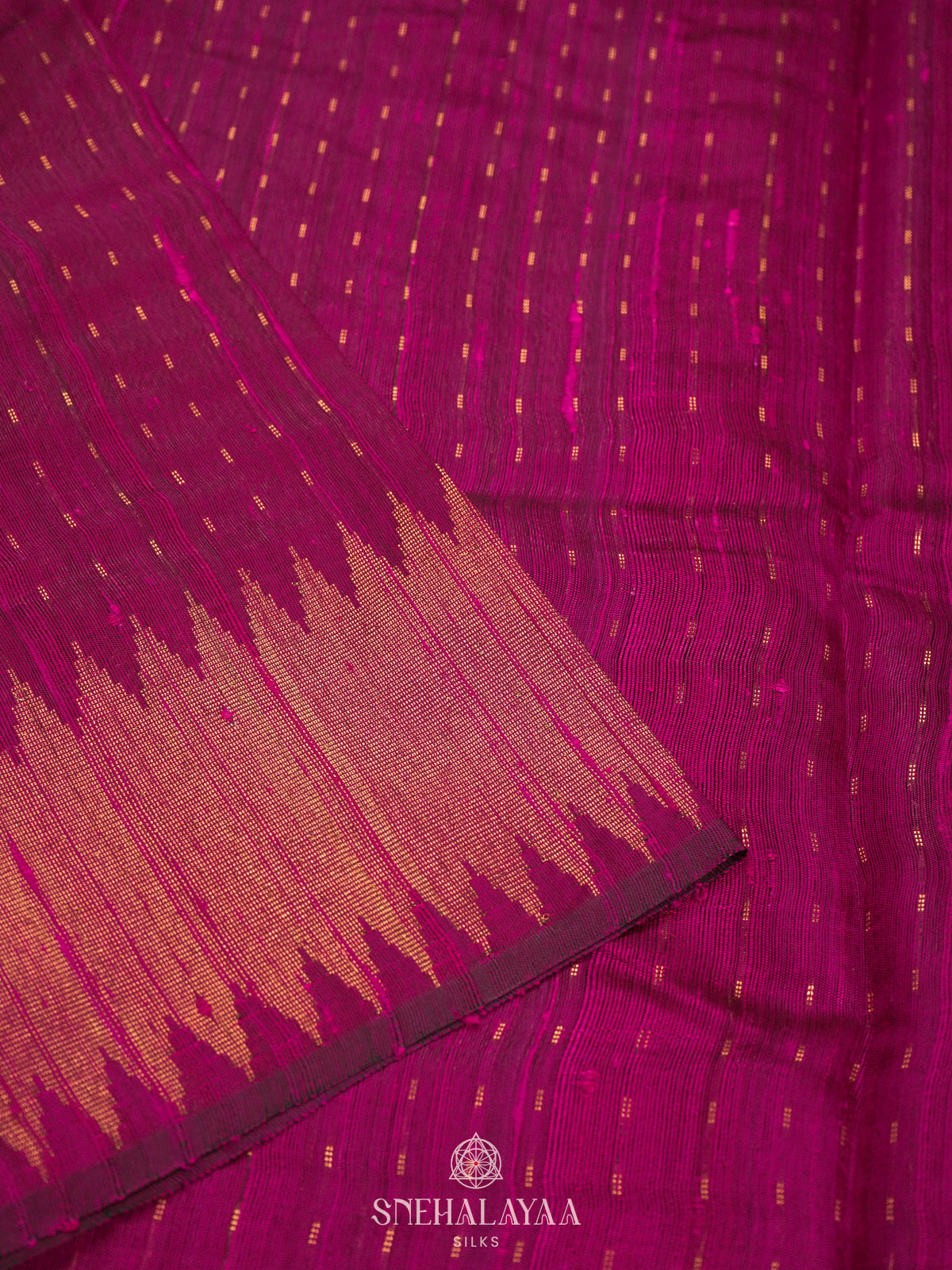 Pink Dupion Silk Saree