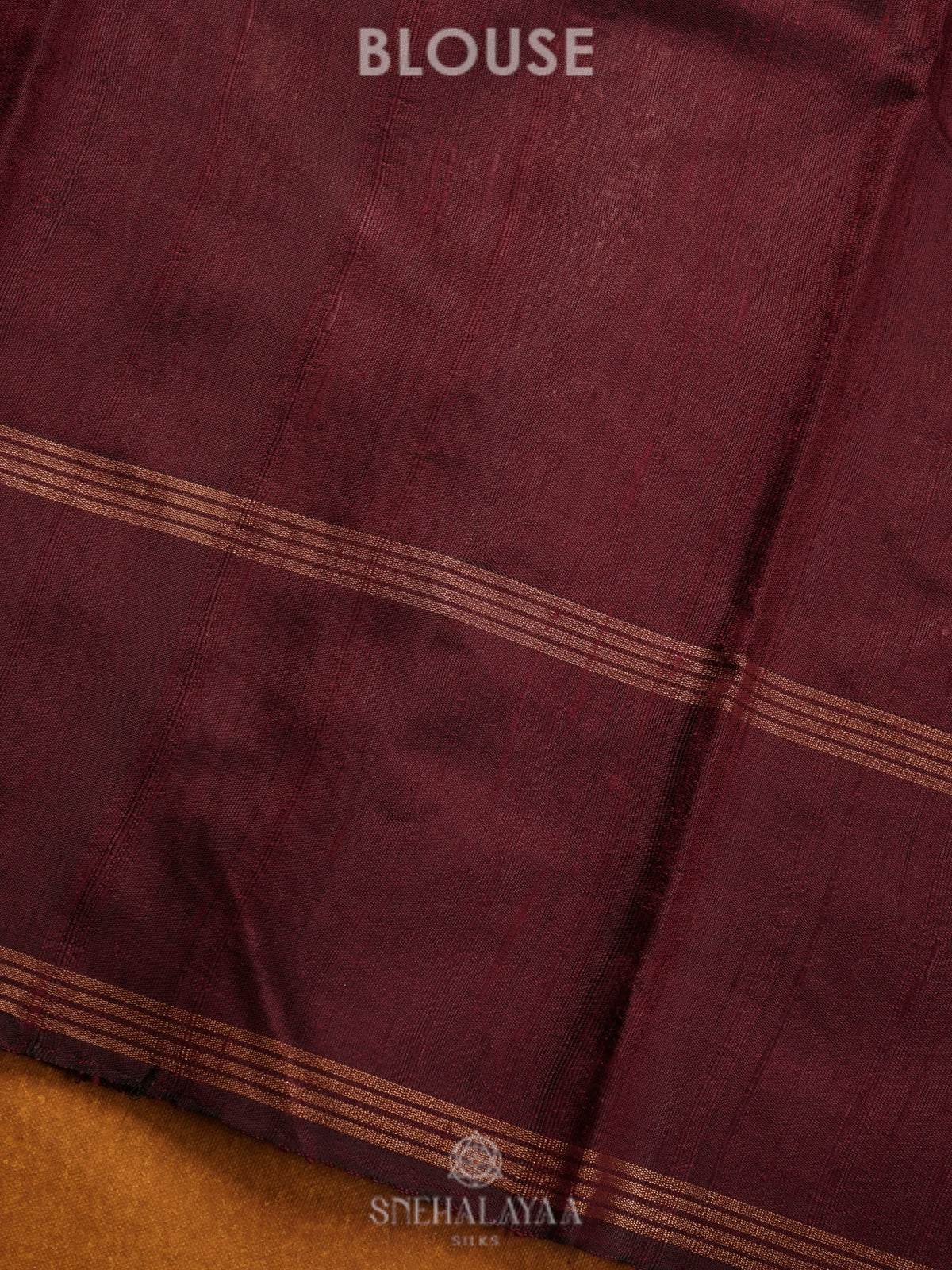 Brown Dupion Silk Saree