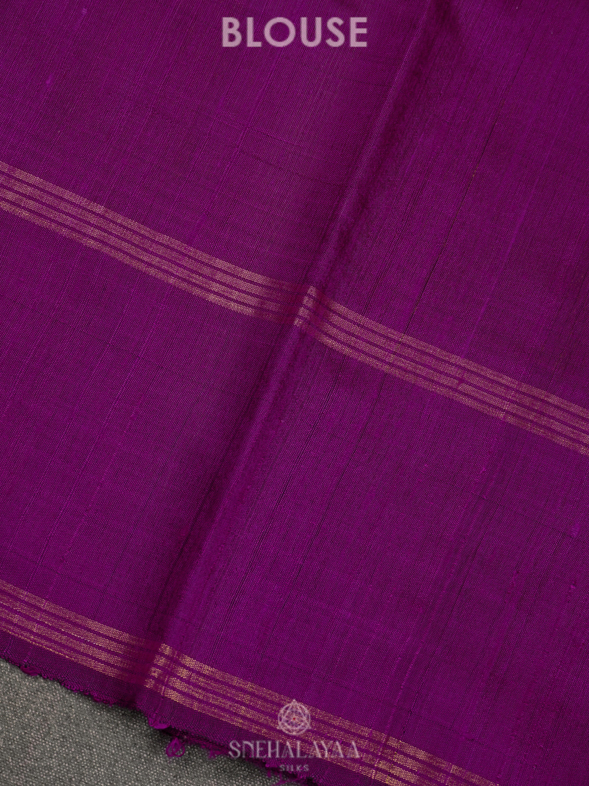 Magenta Dupion Silk Saree