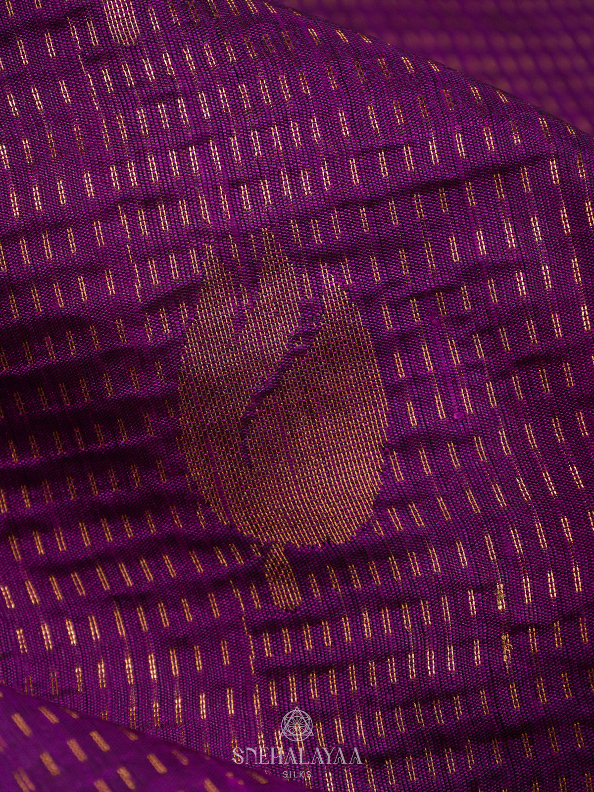 Magenta Dupion Silk Saree