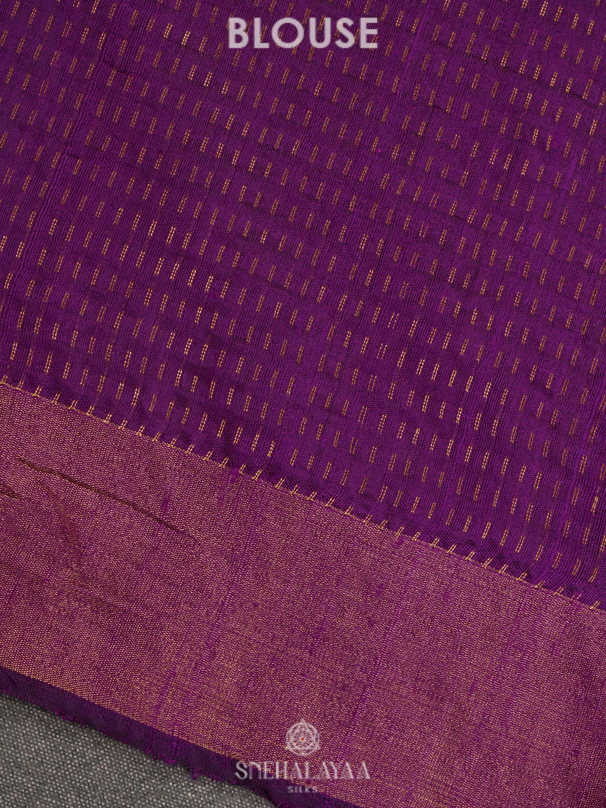 Magenta Dupion Silk Saree