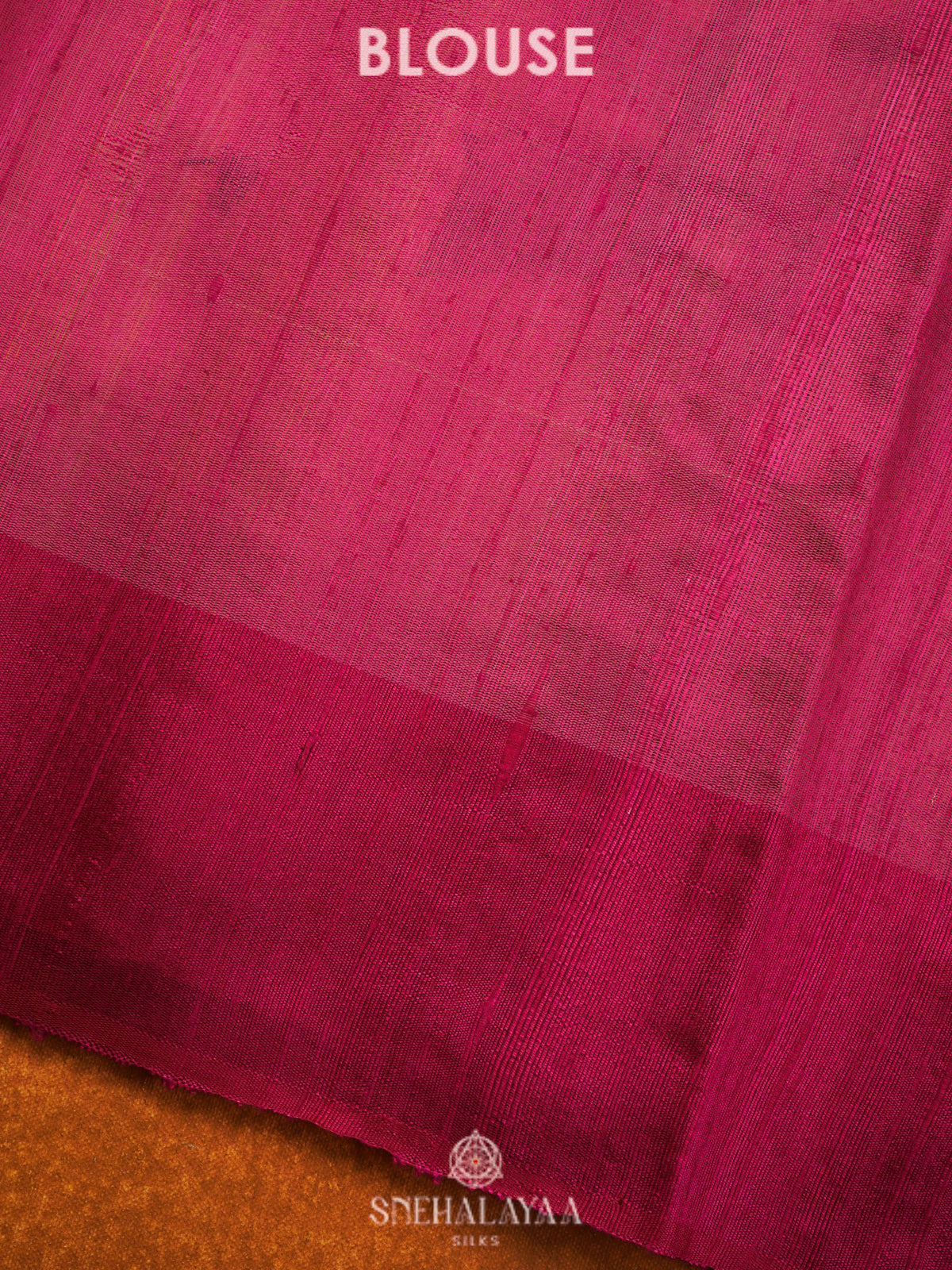 Peach Dupion Silk Saree