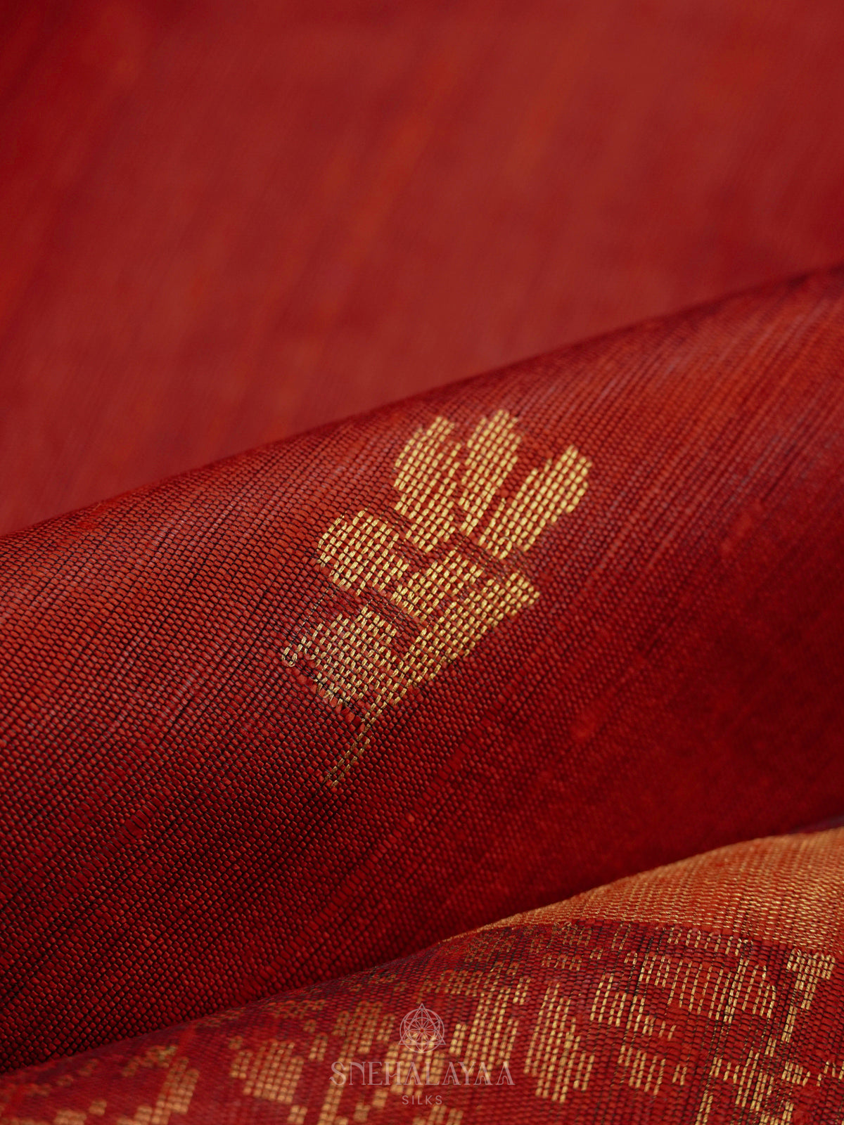 Maroon Dupion Silk Saree