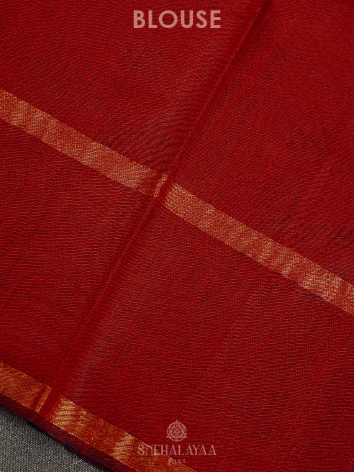 Maroon Dupion Silk Saree