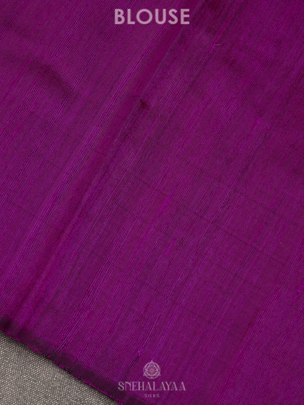 Purple Dupion Silk Saree