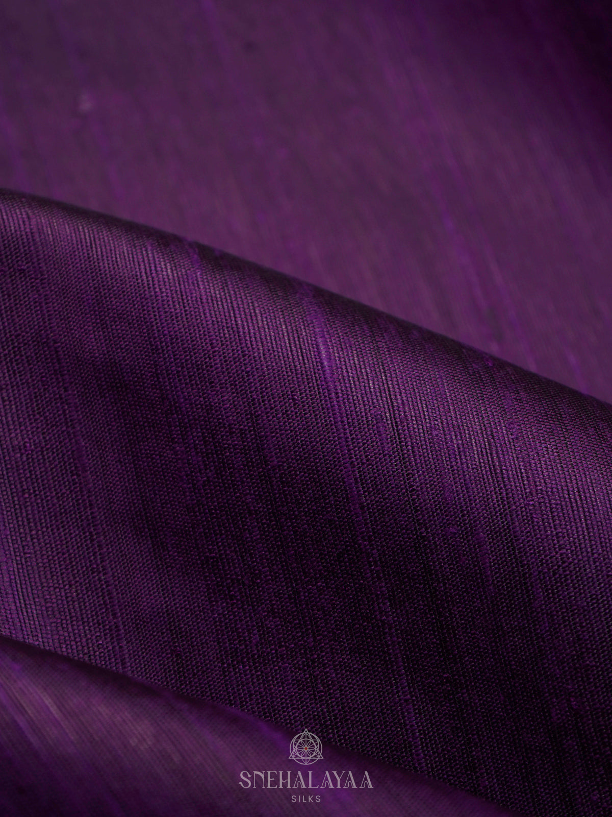 Purple Dupion Silk Saree