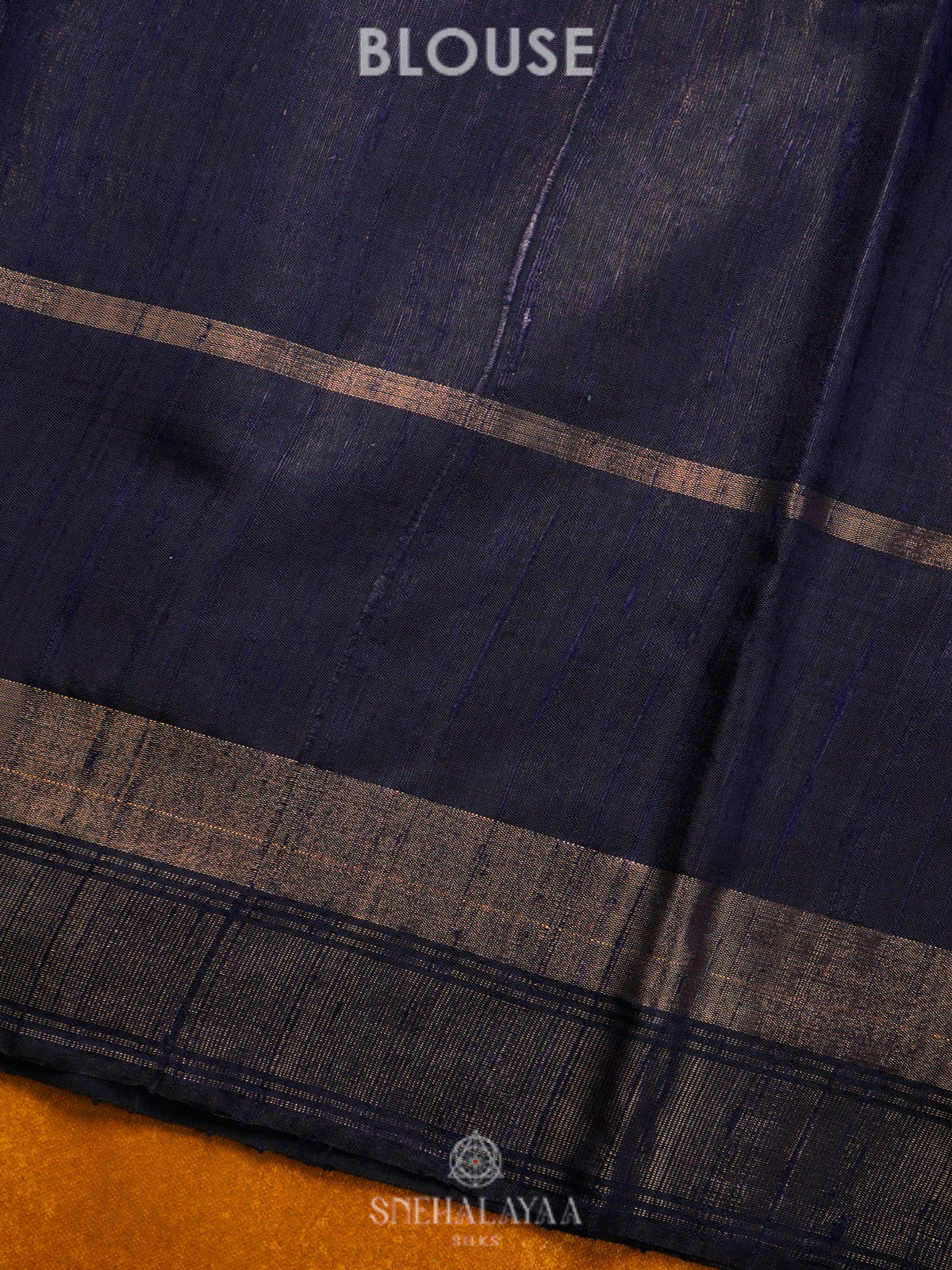 Burnt Orange Dupion Silk Saree