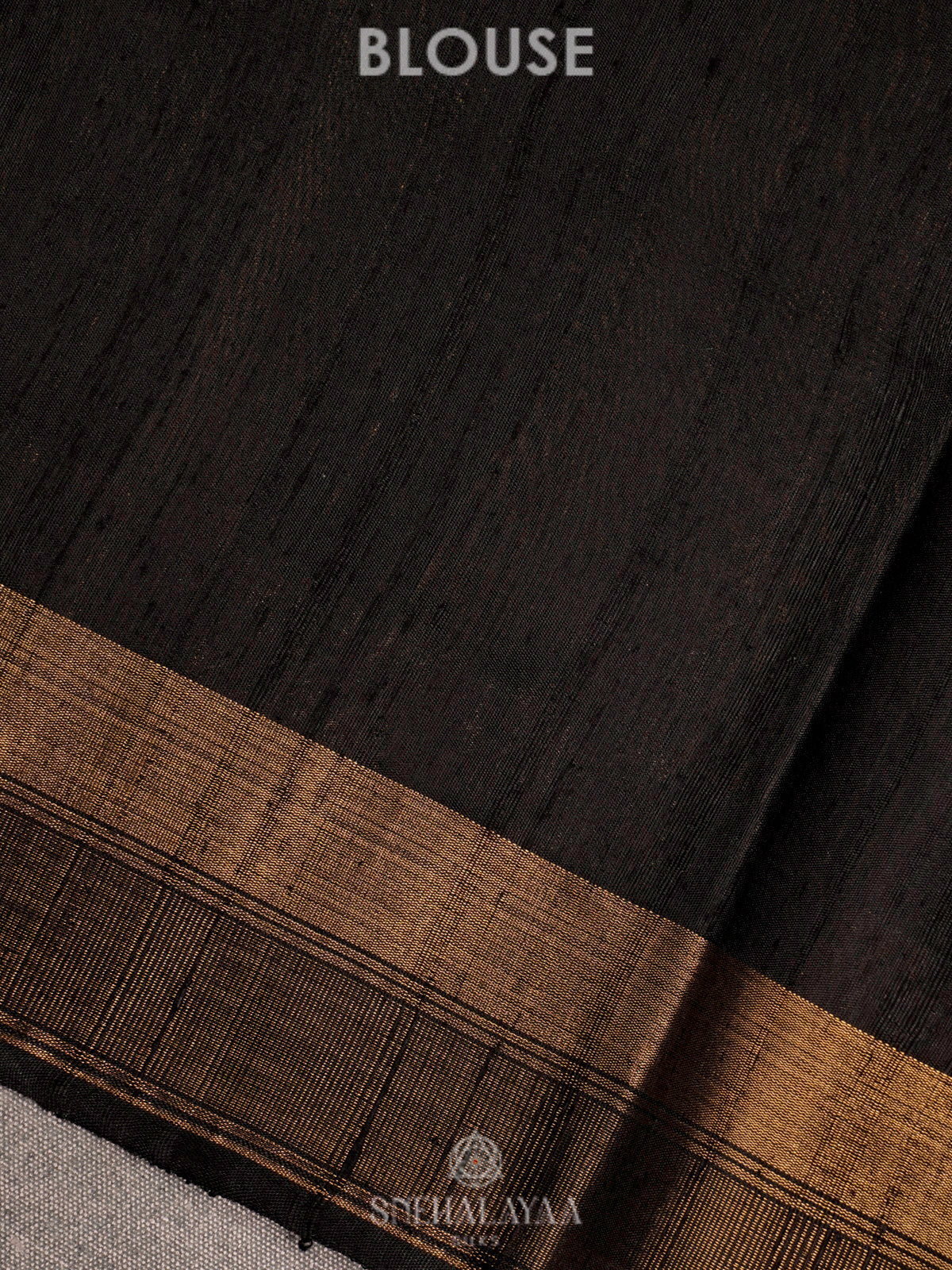 Grey Dupion Silk Saree