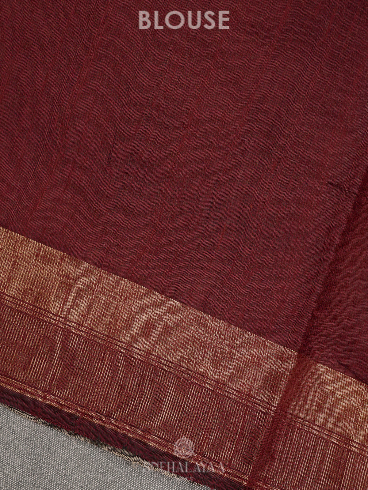 Grey Dupion Silk Saree