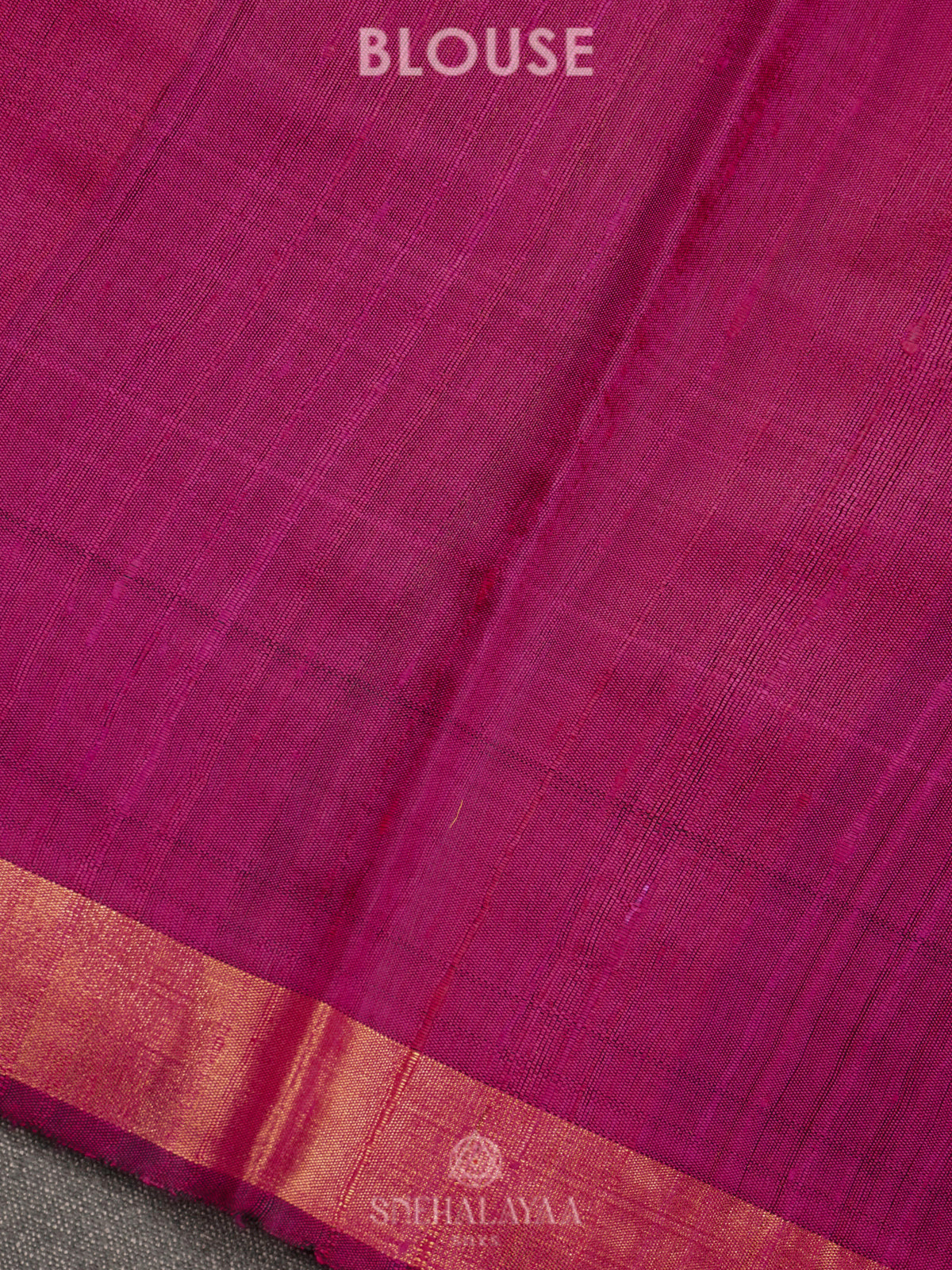 Purple Dupion Silk Saree