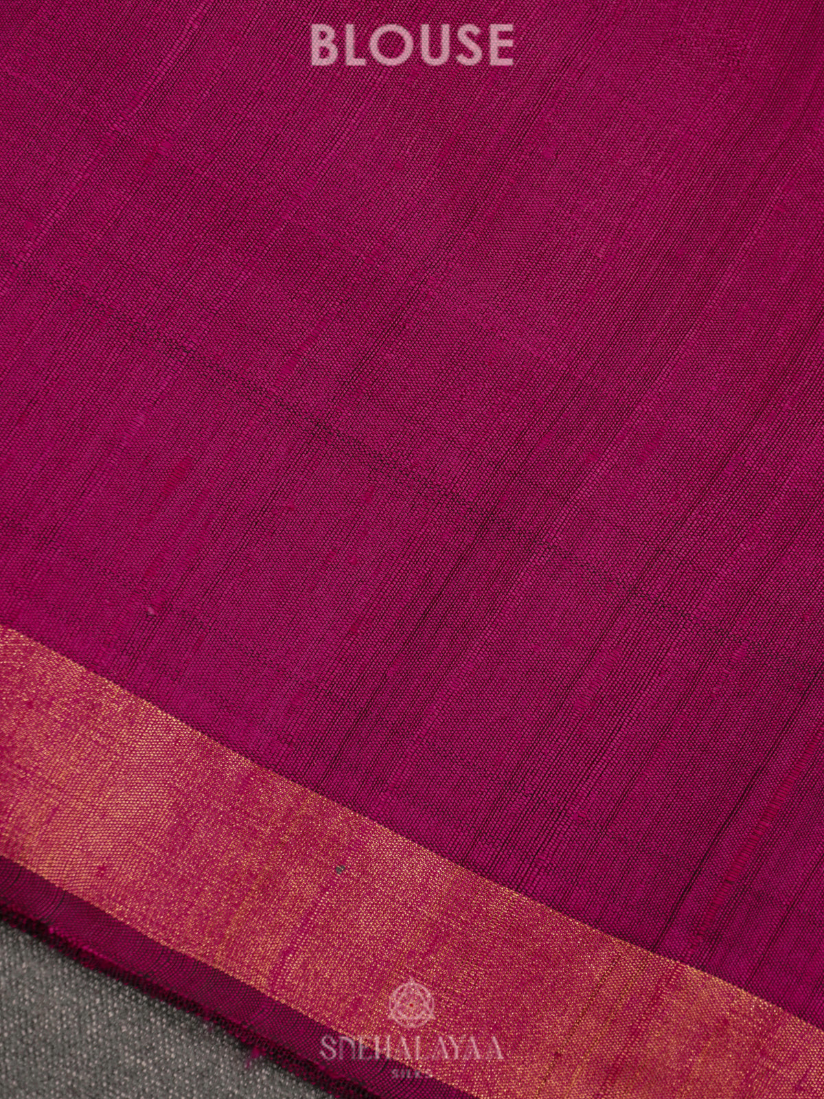 Forest Green Dupion Silk Saree