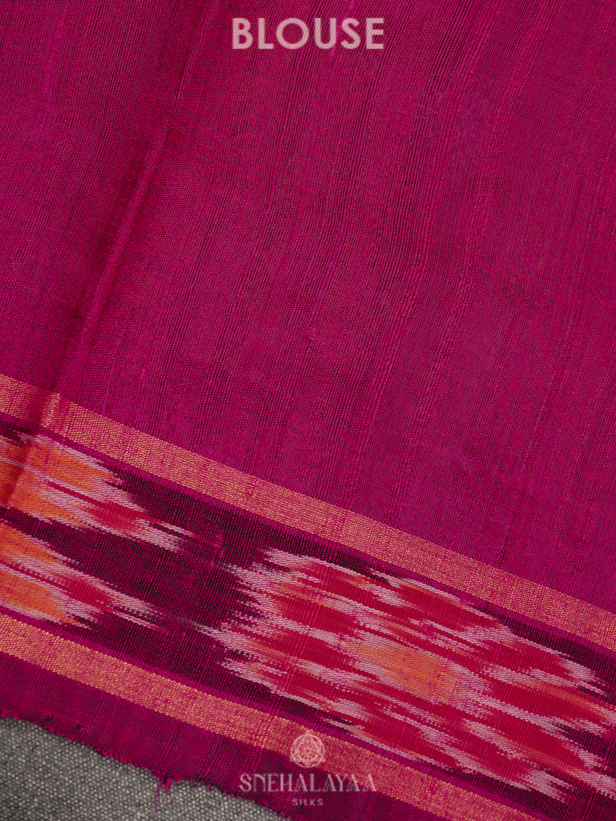 Peacock Blue Dupion Silk Saree