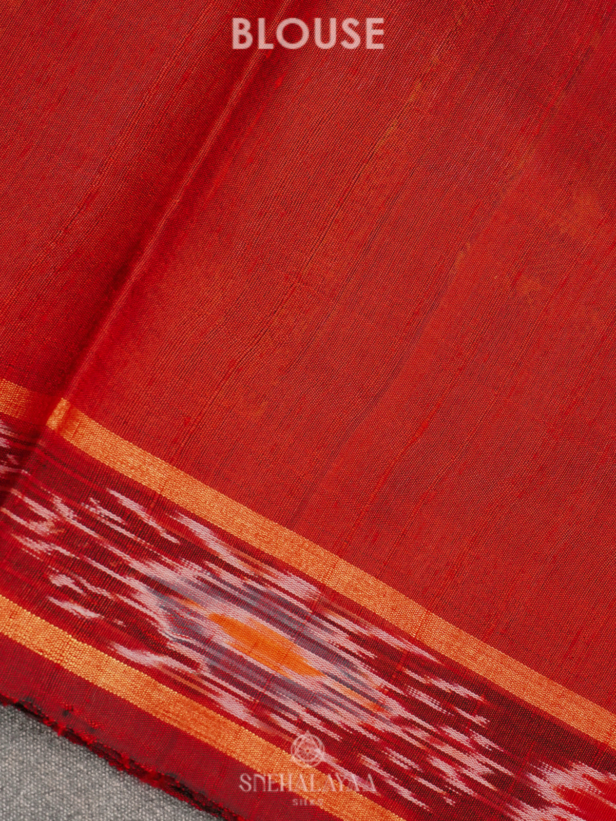 Brown Dupion Silk Saree