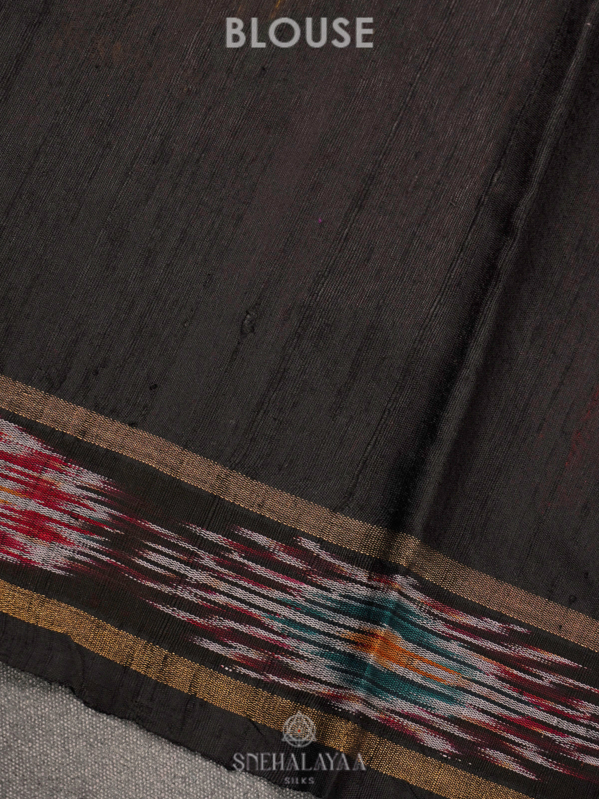 Orange Dupion Silk Saree